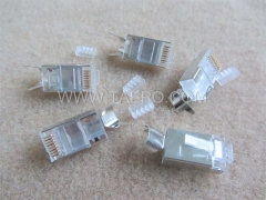 CAT7 RJ45 8P8C STP shielded Modular plug