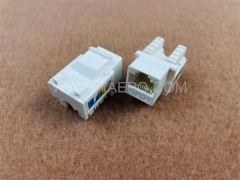 UTP 8P8C 90 degree network CAT5E RJ45 Keystone jack