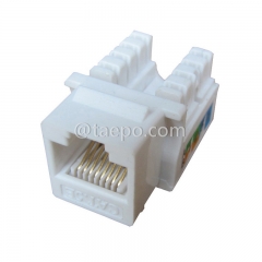 UTP 8P8C 90 degree network CAT5E RJ45 Keystone jack