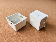 Wall flush type Back box compatible with 80 or 86 faceplate