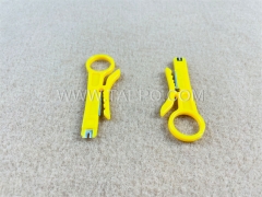 Manual small wire LAN cable stripper