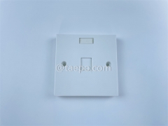 86x86mm UK style 1 port faceplate