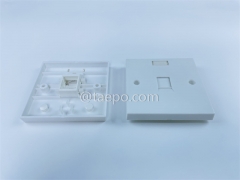 86x86mm UK style 1 port faceplate