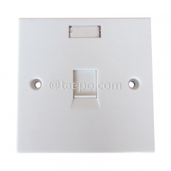 86x86mm UK style 1 port faceplate