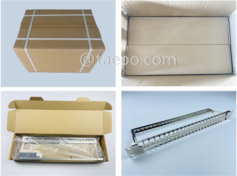 Packing Picture for 1U 48 port blank patch panel for STP keystone jack