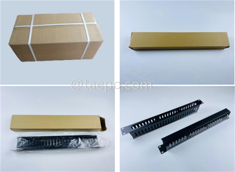 Packing Picture for 1U 24 fingers Metal cable manager 