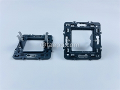 80 French style Faceplate metal bracket for 2 port network RJ45 faceplate