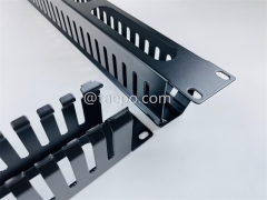 1U 24 fingers Metal cable manager to organize and manage cables