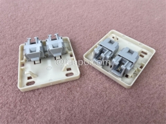 2 port CAT3 2P2C RJ11 telephone wire connection box jelly filled