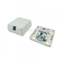 1 port CAT3 2P2C RJ11 telephone connection box jelly filled