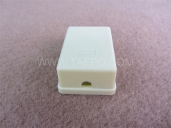 1 port CAT3 6P4C telephone wire RJ12 jack connection box