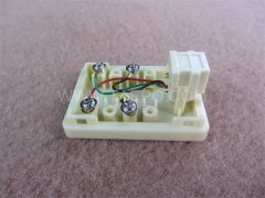 1 port CAT3 6P4C telephone wire RJ12 jack connection box