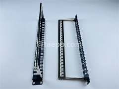 19 inch 1U 48 port blank patch panel for UTP keystone jack