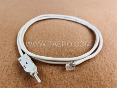 2 pole test cord with LSA test plug to 6P2C modular plug