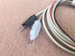 2 pole test cord with 4 pole LSA test plug 4-pole N test plug to alligator clip M plug 8P2C modular plug and 6P2C modular plug