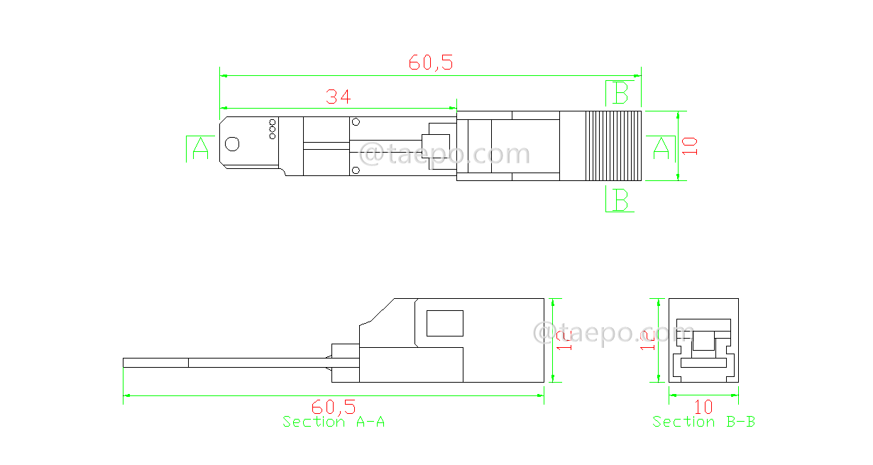 Schematic Diagrams for Packing Picture for BTDG block protector