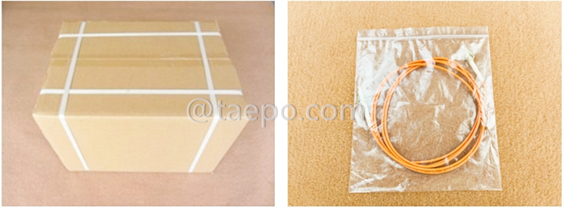 Packing Picture for Multimode Simplex LC UPC fiber optic cable patch cord