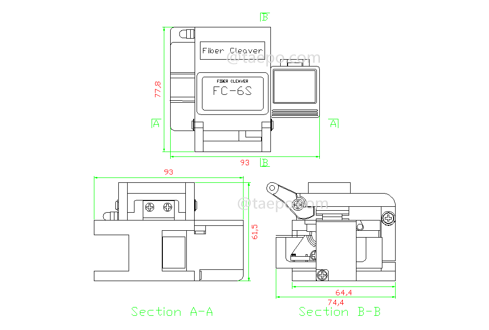 Schematic Diagrams for High Precision Fiber optic cleaver