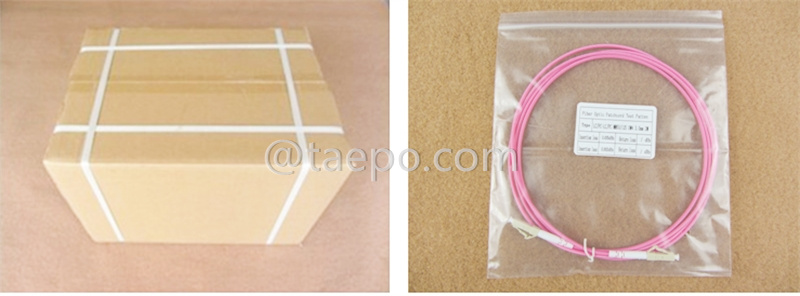 Packing Picture for Multimode 50/125um OM4 simplex LC UPC Fiber optic patch cord 