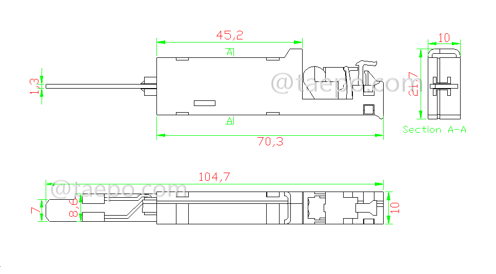 Schematic Diagrams for MDF splitter ADSL2+ over POTS 