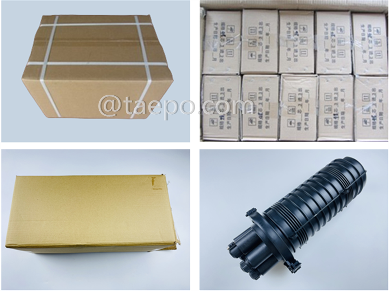 Packing Pictures for 144 fibers 4+2 ports FOSC Fiber optic splice closure