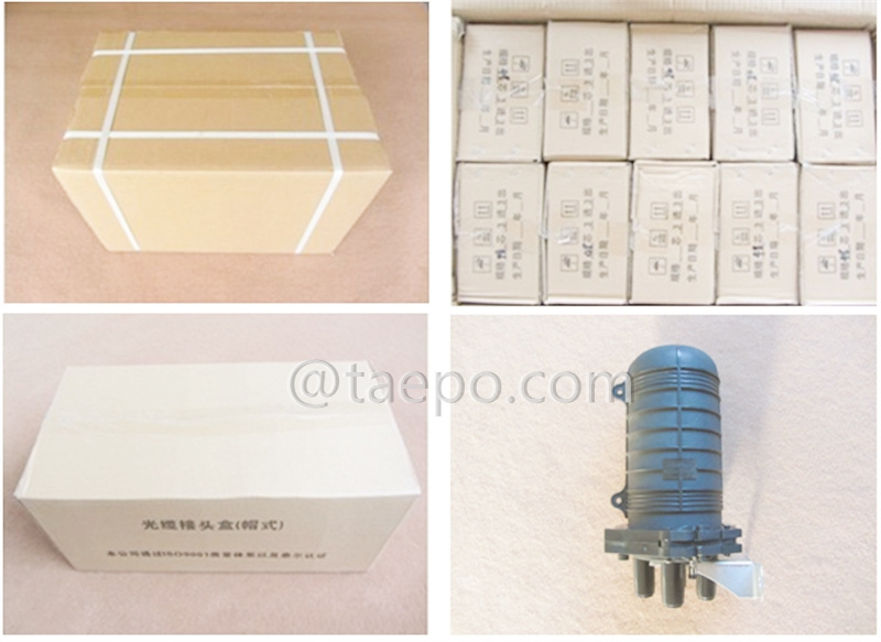 Packing Picture for 48 fibers dome Fiber optic splice closure