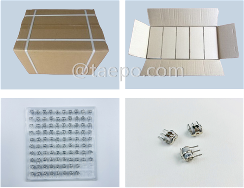 Packing Picture for 3 Electrode Gas Discharge Tube GDT with FS