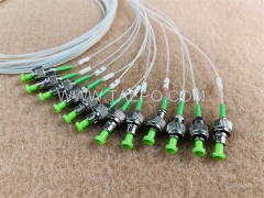 Singlemode 12 fibers bunchy FC APC Fiber optic fanout pigtail