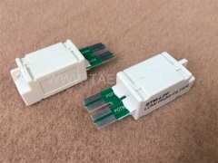 ADSL/POTS double low pass filter for LSA disconnection module