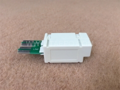 ADSL/POTS double low pass filter for LSA disconnection module