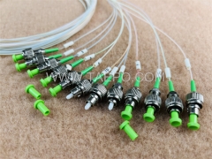 Singlemode 12 fibers bunchy FC APC Fiber optic fanout pigtail