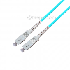 Multimode 50/125um OM3 simplex SC UPC 3mm fiber optic patch cable