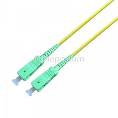 Single mode 9/125um OS1 simplex SC APC 3mm Fiber optic cable patch cord