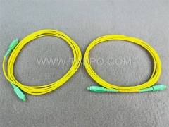 Single mode 9/125um OS1 simplex SC APC 3mm Fiber optic cable patch cord