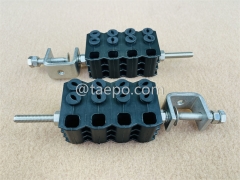 FIBER OPTIC CABLE CLAMP 4 LEVEL, 8 FIBER