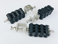 FIBER OPTIC CABLE CLAMP H+S QUADRUPLE STACK