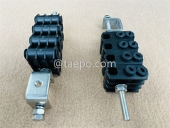 FIBER OPTIC CABLE CLAMP 4 LEVEL, 8 FIBER