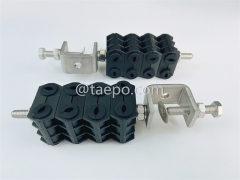 FIBER OPTIC CABLE CLAMP H+S QUADRUPLE STACK