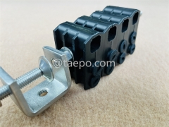 FIBER OPTIC CABLE CLAMP 4 LEVEL, 8 FIBER