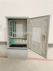 Outdoor SC type 96 fibers SMC fiber street cabinet Compatible with plastic case PLC splitters