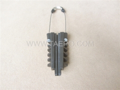 Fiber optic clamp anchoring UV protection