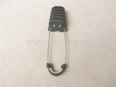 Fiber optic clamp anchoring UV protection