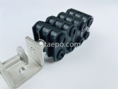 FIBER OPTIC CABLE CLAMP H+S QUADRUPLE STACK