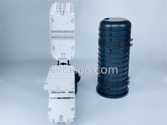 Vertical type 144 fibers 4+2 ports FOSC Fiber optic splice closure Compatible with adapters and pigtails