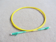 Single mode simplex LC to LC APC fiber optic cable patch cord