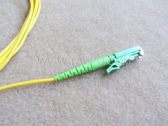 Single mode sm E2000 APC fiber optic patch cord