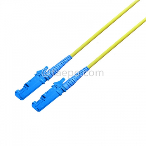 Single mode 9/125um OS1 Simplex E2000 UPC fiber optic cable patch cord