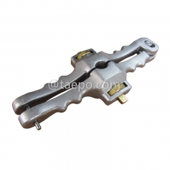 Fiber cable sheath longitudinal cutter tool