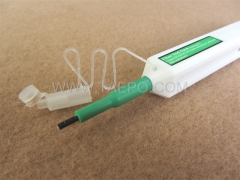 Fiber optic one click cleaner pen for 2.5mm FC SC ST fiber connector