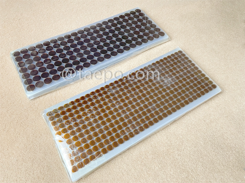 Packing Picture for 0.1mm thickness 9mm or 15mm diameter high temperature kapton polyimide tape